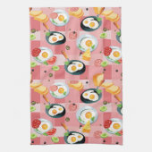 Patroon voor tomaten en gedroogde eieren theedoek (Verticaal)