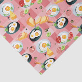 Patroon voor tomaten en gedroogde eieren tissuepapier (Detail)