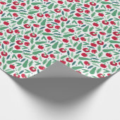 Patroon voor tomaten en komkommers cadeaupapier (Hoek)