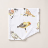 Patroon voor trekvogels bad handdoek (Wasdoekje)