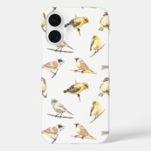 Patroon voor trekvogels iPhone 16 hoesje
