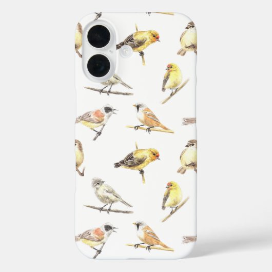 Patroon voor trekvogels Case-Mate iPhone case (Achterkant)