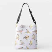 Patroon voor trekvogels crossbody tas (Achterkant)