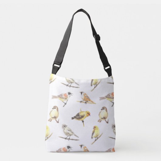 Patroon voor trekvogels crossbody tas (Voorkant)