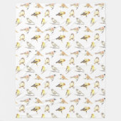 Patroon voor trekvogels fleece deken (Voorkant)
