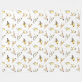Patroon voor trekvogels fleece deken (Voorkant (Horizontaal))