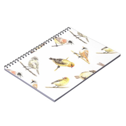 Patroon voor trekvogels notitieboek (Linkerzijde)