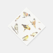 Patroon voor trekvogels servet (Hoek)