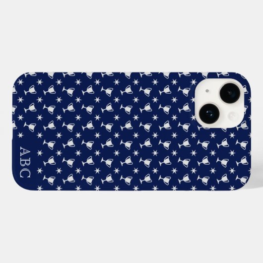 Patroon voor trofeeën van gepersonaliseerde initia Case-Mate iPhone case (Achterkant (horizontaal))