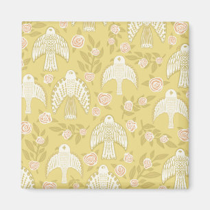 Patroon voor valken en Rozen Magneet