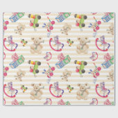 Patroon voor verpakkingspapier van speelgoed van k cadeaupapier (Vlak)