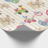 Patroon voor verpakkingspapier van speelgoed van k cadeaupapier (Hoek)