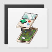 Patroon voor videogameconsole. (Voorkant / Achterkant)
