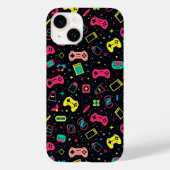 Patroon voor videogamecontrollers Case-Mate iPhone case (Achterkant)