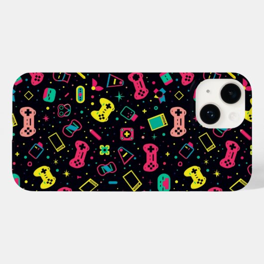 Patroon voor videogamecontrollers Case-Mate iPhone case (Achterkant (horizontaal))