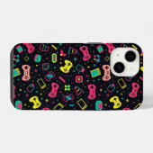 Patroon voor videogamecontrollers iPhone hoesje (Achterkant horizontaal)