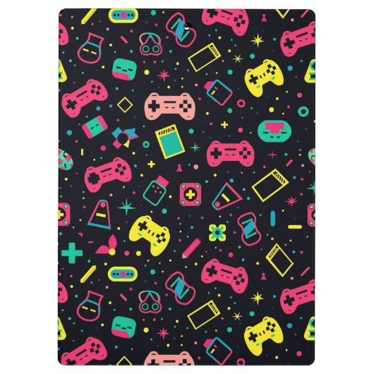 Patroon voor videogamecontrollers klembord (Achterkant)