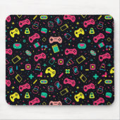 Patroon voor videogamecontrollers muismat (Voorkant)