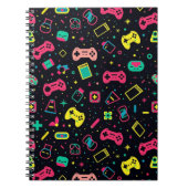 Patroon voor videogamecontrollers  notitieboek (Voorkant)