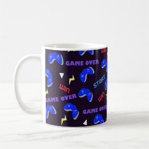 Patroon voor videogames koffiemok