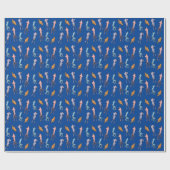 Patroon voor vierkante Cartoons Cadeaupapier (Vlak)