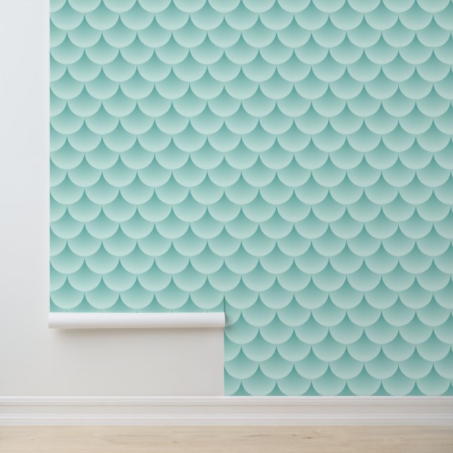 Patroon voor visschalen behang (Applicatie)