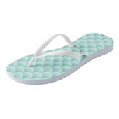 Patroon voor visschalen teenslippers (Schuin)