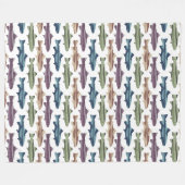 Patroon voor Vluchtaanders Fleece Deken (Voorkant (Horizontaal))