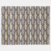 Patroon voor Vluchtaanders Fleece Deken (Voorkant (Horizontaal))