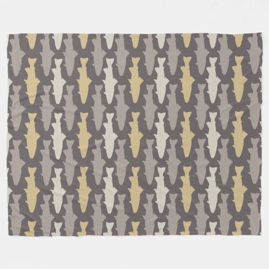 Patroon voor Vluchtaanders Fleece Deken (Voorkant (Horizontaal))