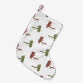 Patroon voor Vluchtaanders Kleine Kerstsok (Voorkant (Hangend))