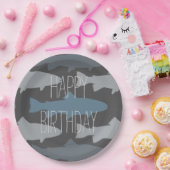 Patroon voor Vluchtaanders Papieren Bordje (Feest)