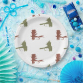 Patroon voor Vluchtaanders Papieren Bordje (Feest)