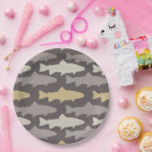 Patroon voor Vluchtaanders Papieren Bordje (Feest)