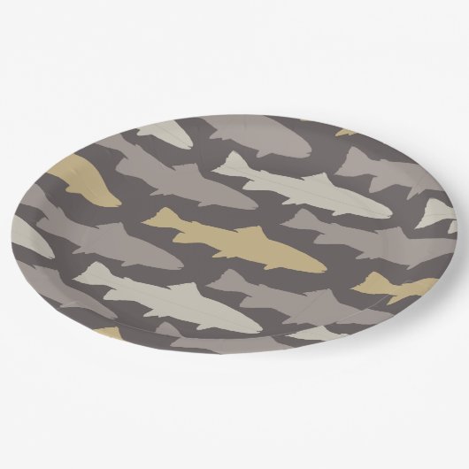 Patroon voor Vluchtaanders Papieren Bordje (Gekanteld)