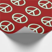 Patroon voor vredessymbolen Verlooppapier Cadeaupapier (Hoek)