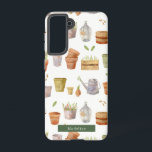 Patroon voor Waterverf in het hulpprogramma Garden Samsung Galaxy Hoesje<br><div class="desc">Deze leuke telefoonbehuizing biedt jouw naam met tuiniergereedschapspatronen in de waterverf. Pas het aan uw behoeften aan. In mijn winkel kun je passende producten vinden.</div>