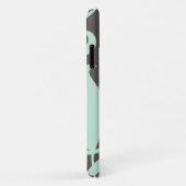 Patroon voor wervelingen, groen, grijs Case-Mate iPhone case (Achterkant/rechts)