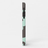 Patroon voor wervelingen, groen, grijs Case-Mate iPhone case (Achterkant/links)