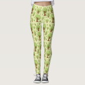 Patroon voor witte bomen leggings (Voorkant)