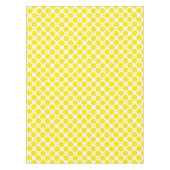 Patroon voor witte en gele pols tafelkleed (Voorkant)