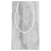 Patroon voor witte en grijze marmer klein cadeauzakje (Voorkant)