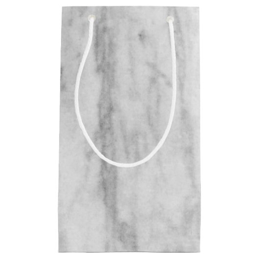 Patroon voor witte en grijze marmer klein cadeauzakje (Voorkant)
