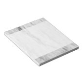 Patroon voor witte en grijze marmer notitieblok (Schuin)