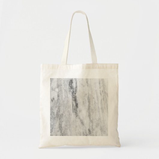 Patroon voor witte en grijze marmer tote bag (Voorkant)