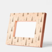 Patroon voor witte kerstbomen gegraveerde lijstjes (Links)