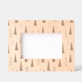 Patroon voor witte kerstbomen gegraveerde lijstjes (Voorkant)