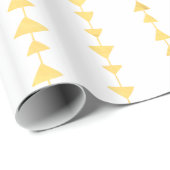 Patroon voor witte rode rode rode pijlen cadeaupapier (Rol Hoek)