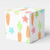 Patroon voor wortel en sterren bedankdoosjes (Voorkant Zijde)