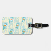 Patroon voor zachte golven bagagelabel (Voorkant horizontaal)